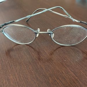 Womens prescription metal frames with e-clips